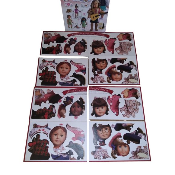 VTG American Girl Puzzle Paper Puzzle Piece DK Ultimate Sticker Collection Lot - Picture 2 of 16